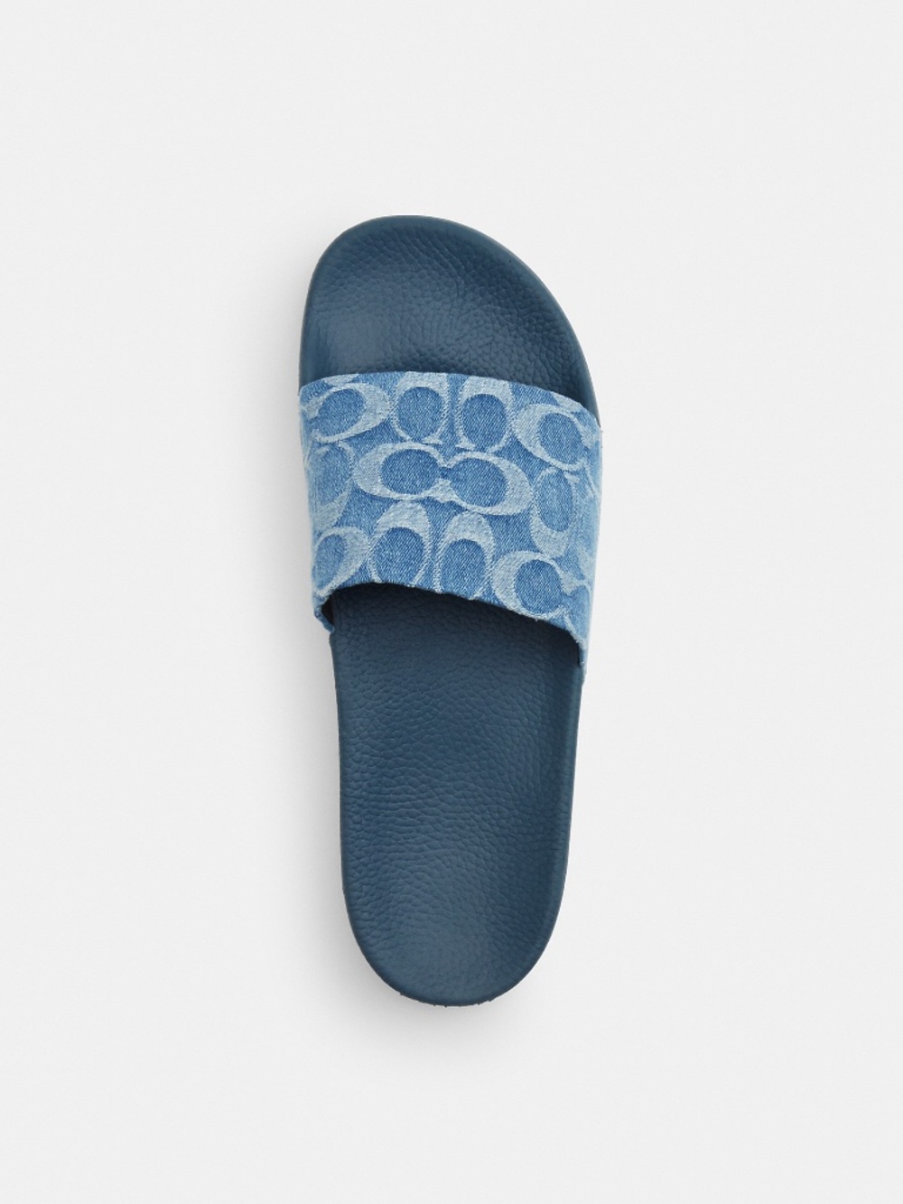 Coach Outlet Udele Sport Slide In Regenerative Cotton Signature Denim - Picture 3 of 11